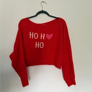 ASOS Cropped Santa Sweater